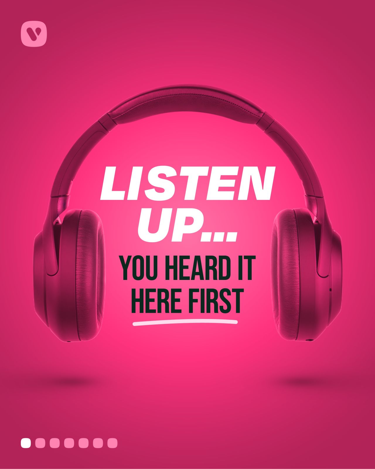 Read our article: Day 17: Listen Up! You heard it here first